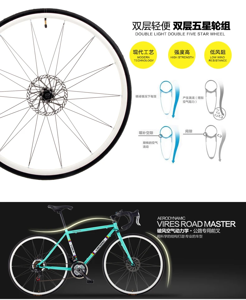 Flash Deal New Carbon Steel Frame 700CC Break Wind Road Bike 21/27 Speed Dual Disc Brake Bicycle Outdoor Sports Cycling Racing bicicleta 5 Flash Deal New Carbon Steel Frame 700CC Break Wind Road Bike 21/27 Speed Dual Disc Brake Bicycle Outdoor Sports Cycling Racing bicicleta 5