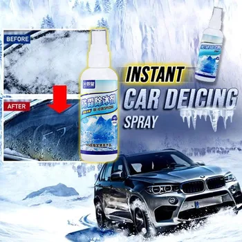 

Instant Car Deicing Spray Deicing Agent Glass Spray Dfrosting Windshield Windows Wipers Spray 100ml Wnter Car Windows Cleaning