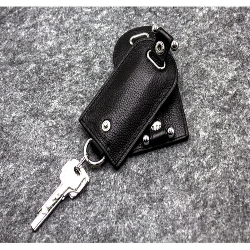 Кожаный держатель для ключей, карманный органайзер для ключей, чехол, сумка для мужчин, ключница, модная сумка для ключей в автомобиле, кошелек, кошелек