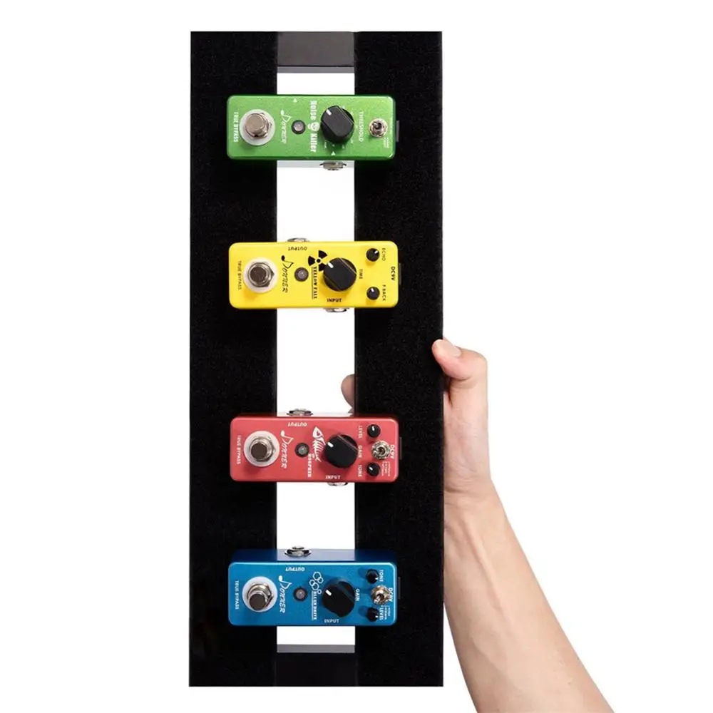 Mounting Tape Guitar Part Power-Grip Pedalboard Electric Guitar Effector Effect Pedal Mounting Tape 2M*5CM Hook + Loop  Black