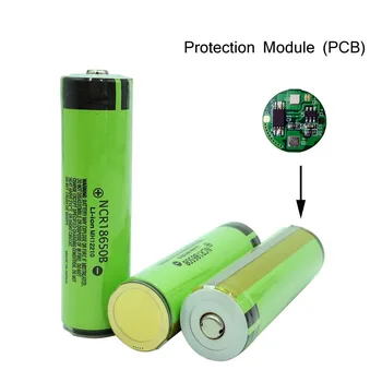 

18650 Battery 3400mah NCR18650B with 3A Limit Protection Circuit Module (PCB)