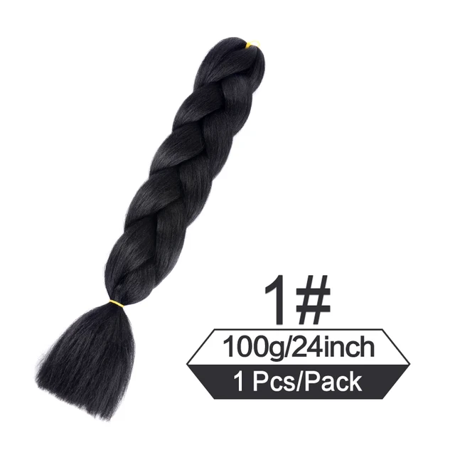 24 Inch Jumbo Braiding Hair Extensions For Box Twist Braid Accessorie Pre Stretched Afro Fake Hair Wholesale Jumbo Crochet Braid T1B/613