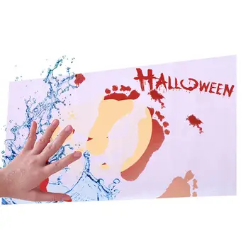 

Floor Mat Halloween Color-Changing Footprints Anti-Slip Mats Carpet For Bathroom Wide Application