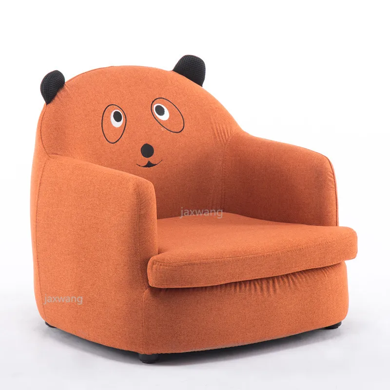 Дети ленивый диван животное мультфильм детский диван Съемный Малыш Bean мешок моющийся стул для чтения детская мебель, деревянная рамка - Цвет: H3-Cloth