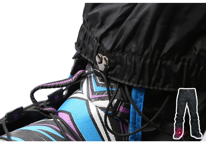 NANDN лыжные брюки клип хлопок водонепроницаемый тепловой сноубординг и катание на лыжах снаряжение
