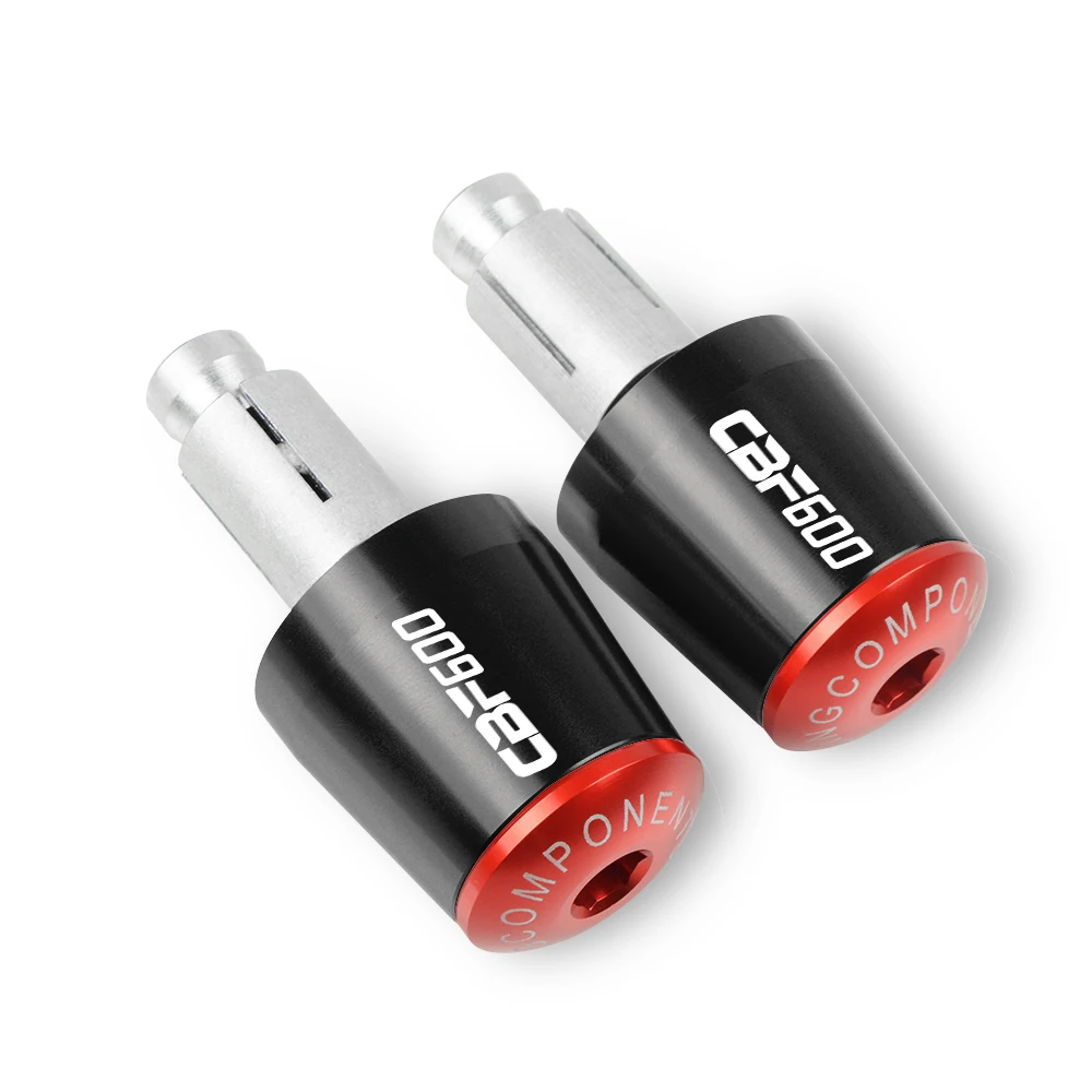 CBF600 логотип CNC мотоциклетные ручки для руля рукоятки крышки заглушки для Honda CBF 600 SA 2006- 2013 2012 2011 2010