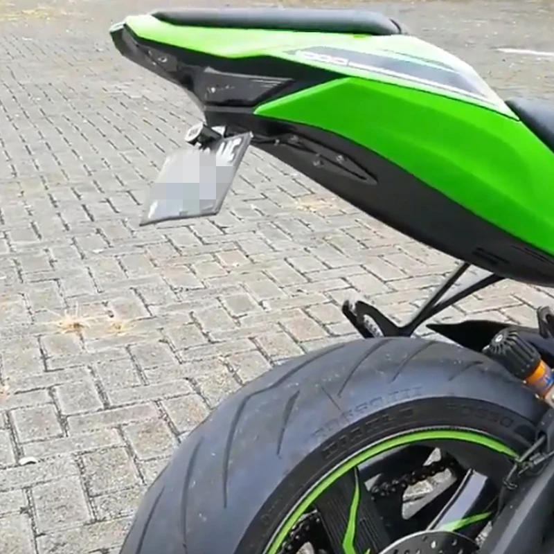 Rear Tail Tidy Fender Eliminator Registration License Plate Holder Bracket Fit For Kawasaki ZX-10R ZX10R -