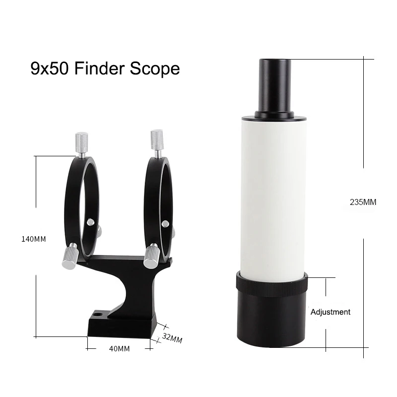 50 мм Finder Scope с крестом волос сетка сплав HD Finderscope в различном увеличением астрономический телескоп аксессуары