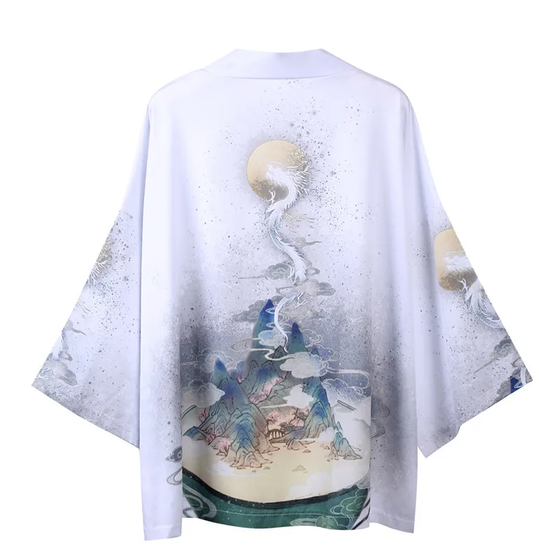Japanese Haori Modern Streetwear Summer Yukata Kimono Men Women Cardigan японская одежда Traditional Clothes японский стиль