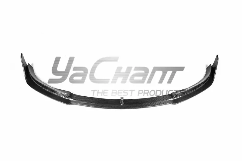 Настоящее углеродное волокно YC дизайн стиль передняя губа для- TESLA модель 3