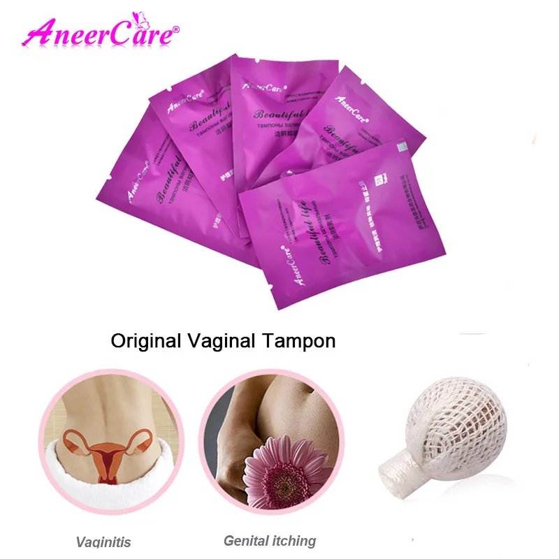 

24pcs beautiful life medicine vaginal tampons swabs yoni pearls swab tampon for women discharge toxins gynecological cure care