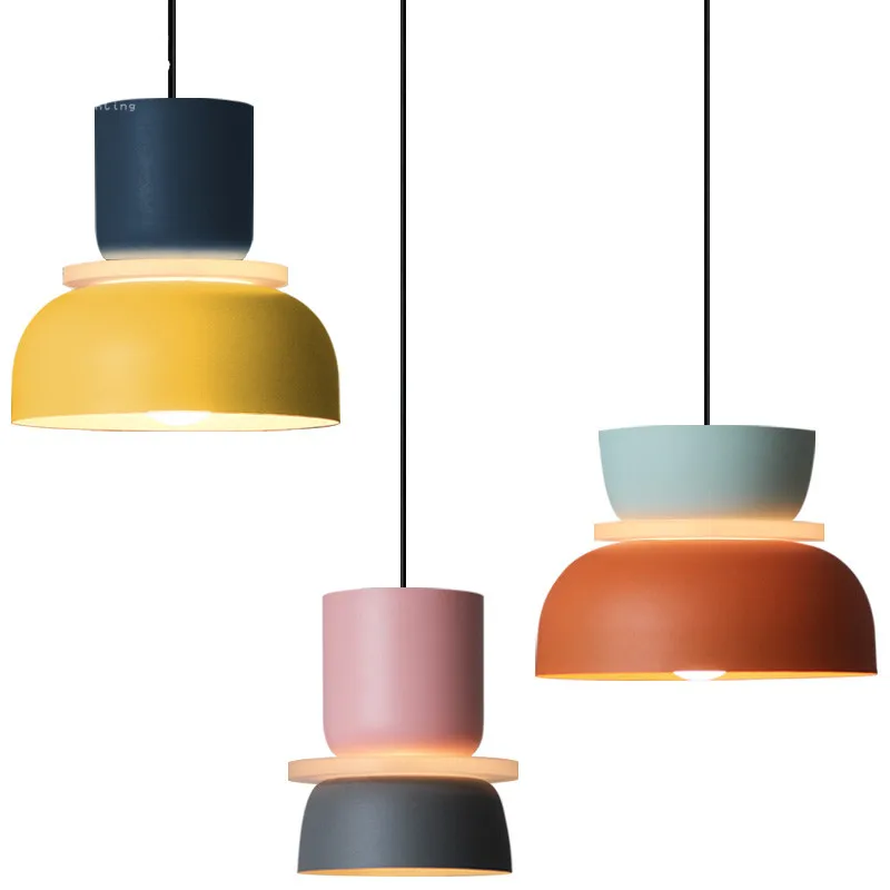 Lustra lampa дизайнерский подвесной светильник Makaron современный для гостиной Lamparas