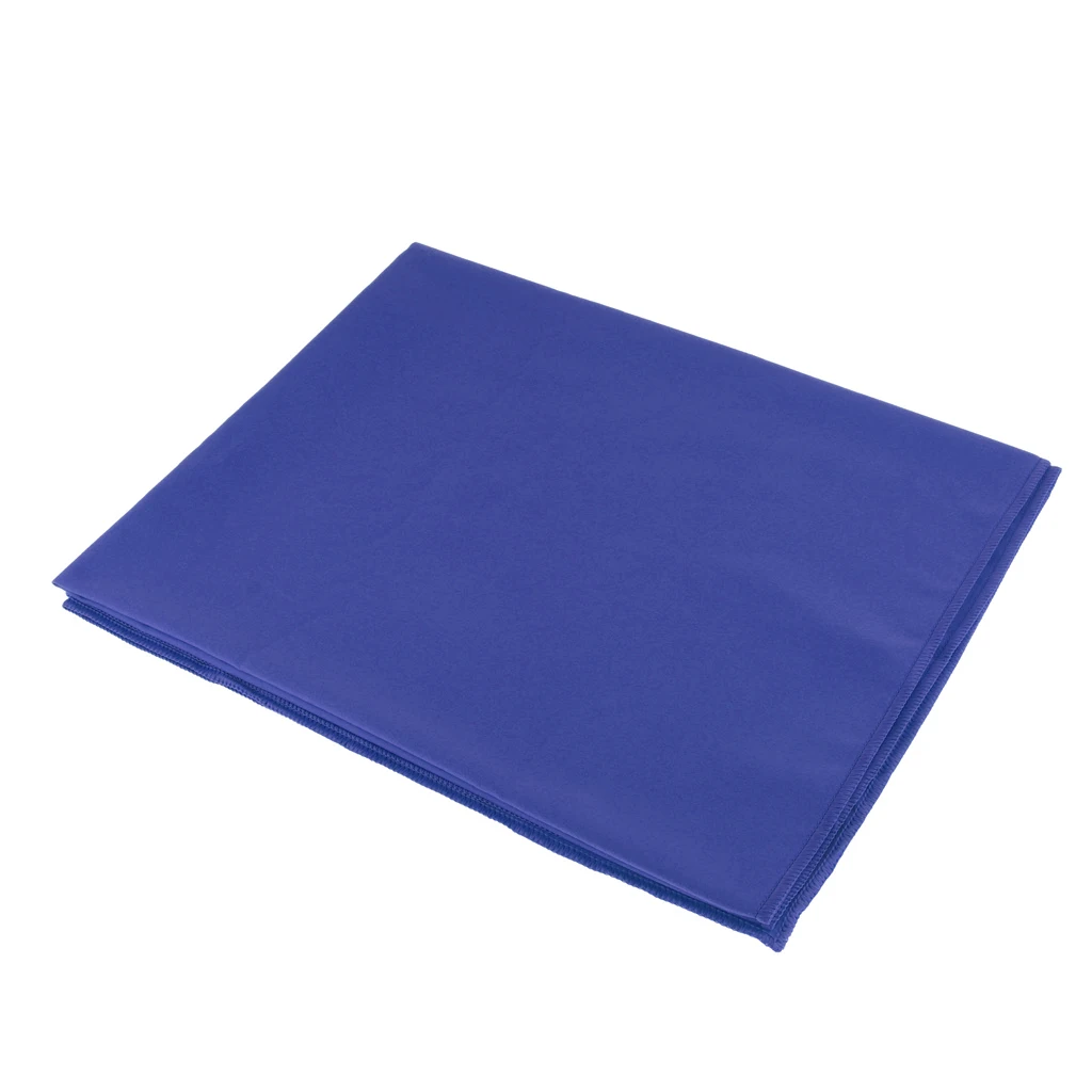 Multifunction Microfiber Sports& Travel Towel- Quick Drying 5 Color Choices - Color: Dark Blue