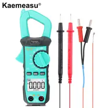 Kaemeasu Mini Digital Clamp Meters Multimeter 6000 Count ac dc Current Clamp Meter Electrician Measuring Tool KM-CM21C