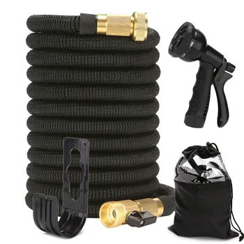 

Garden Hose Expandable Flexible High Pressure Hose with Rust Resistant Brass Connectors Water Hoses for Gardening Watering