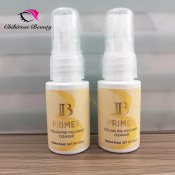 

2 bottles IBeauty Primer Eyelash Pre-treatment Cleanser Professional Eyelash extension glue primer Makeup tools 20ml