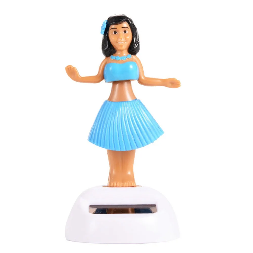 

Xmas Gift Solar Powered Dancing Hula Girl Swinging Bobble Car Decor Toy Lovely