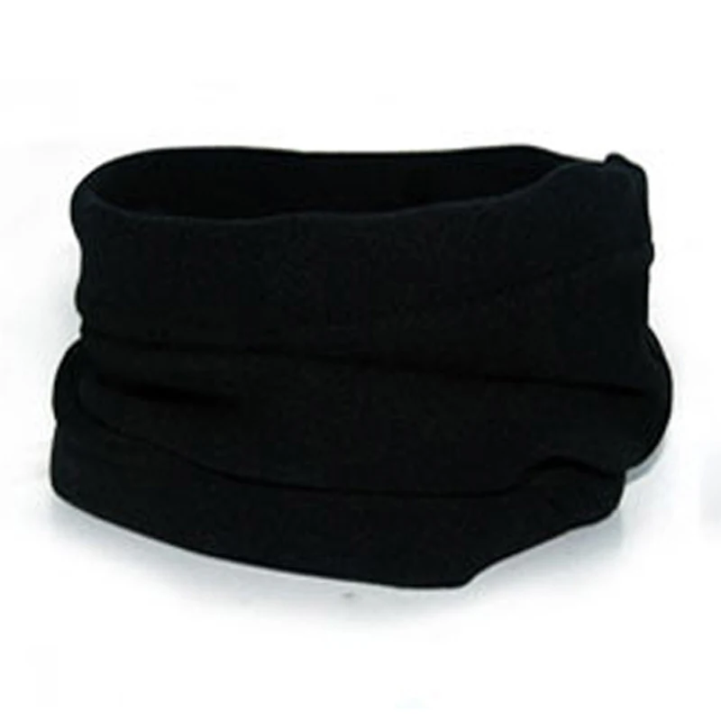Черный Мода «унисекс»; Симпатичные Головные уборы Skullies Beanies Кепки Шапки шеи Теплая Зимняя женская шапка Для мужчин 2-в-1 многофункциональный термо-шарф Кепки s без полей для мужчин - Цвет: Черный