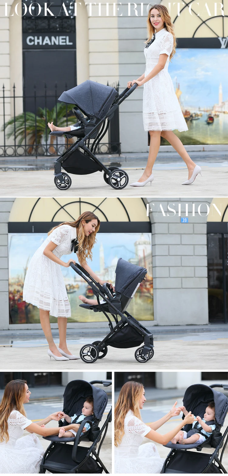 2019 Popular bnoeo Stroller Baby with 300D Oxford fabric Material baby cart