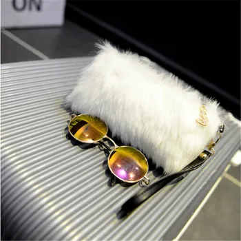 

Elegant Ladies Wallet Ladies Wallet Faux Fur Wedding Party Coin Purse