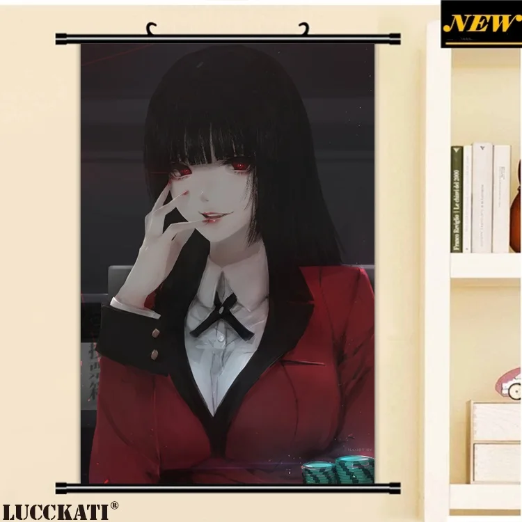 40X60 см серия Kakegurui Jabami Yumeko Kirari Mary Сексуальная лоли азартные игры кэмптон
