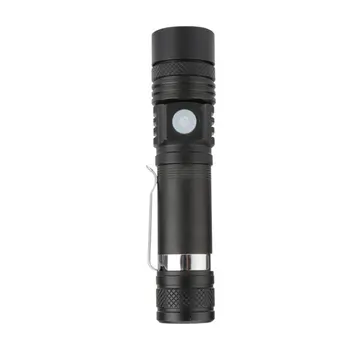 

Led Self-defense Flashlight T6 Glare Long-Range Usb Charging Small Flashlight Pen Clip Outdoor Lighting Mini Flashlight