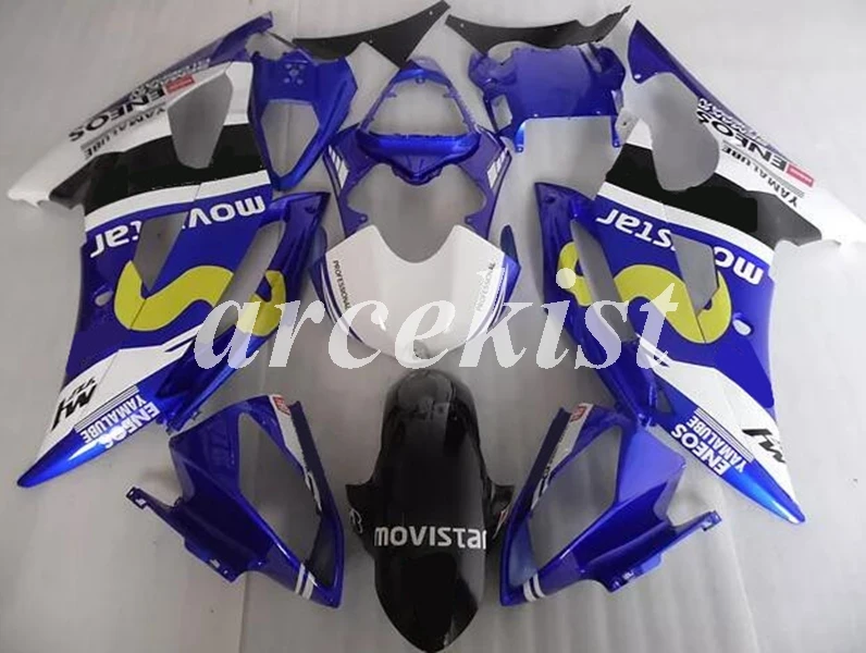 ABS мотоцикл полный обтекатель комплект подходит для YAMAHA YZF-R6 2008- 08 09 10 11 12 13 14 15 16 комплект кузова синий