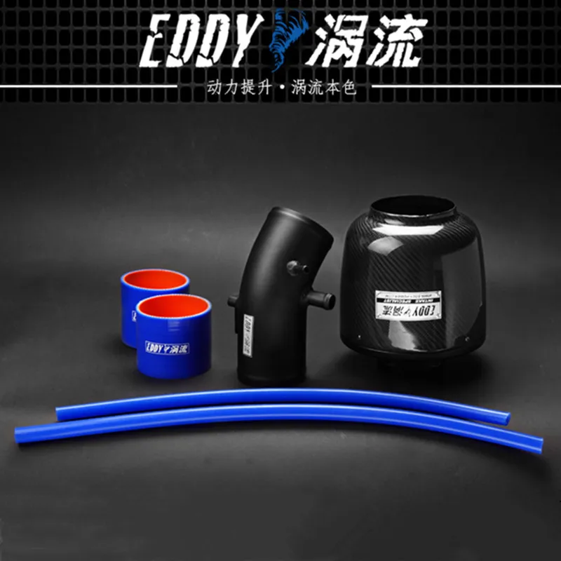 EDDY Intake System Air Intake Pipe & Carbon Fiber Air Filter for Ford Focus 2.0 2012 2013 2014 Car Engine Parts Accessories