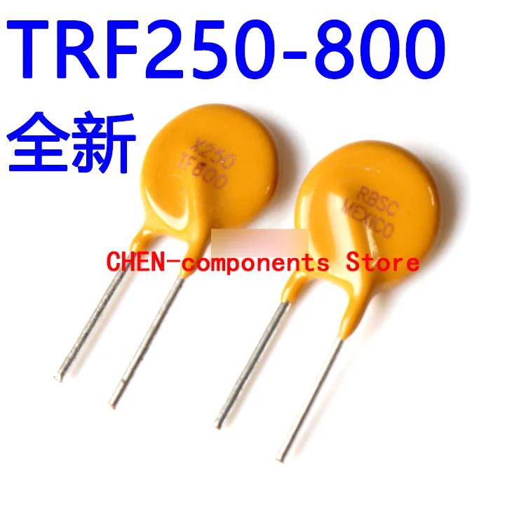 

10PCS TRF250-800 Self-recovery fuse 0.8A 250V straight Insert