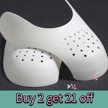 Vinco guarda anti vinco lavável protetor dobra crack toe boné apoio sapato maca leve mantendo esportes sapatos escudo