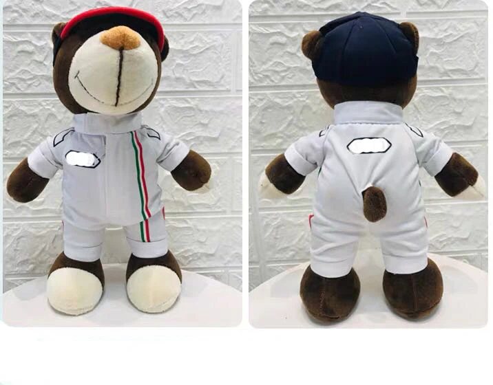 Мотоциклетный шлем гоночный медведь кукла мягкие животные игрушки одежда