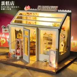 DIY Модель чердак ручная работа игрушка маленький коттеджный домик в сборке мини Сделано в Китае подарок на день рождения Дерево