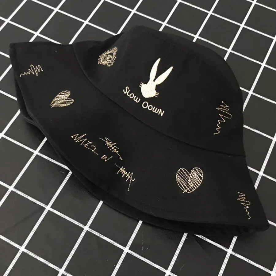 Bob Panama Réversible – Noir, Imprimé Graffiti, Taille Unique Homme (neuf)