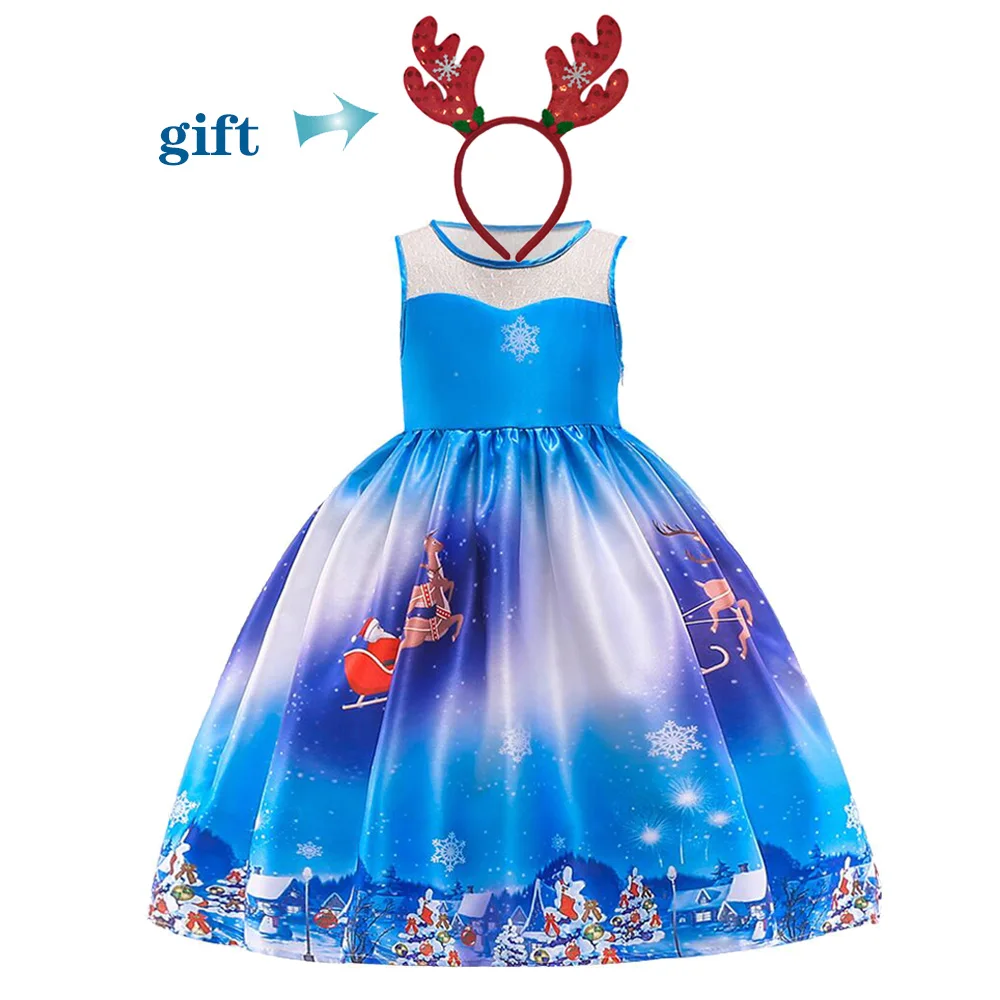 

Christmas Halloween Girl Fashion Personality Princess Dress Birthday Party Wedding Festival Celebration Evening Dress Fantasy