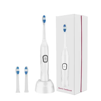 

USB Rechargeable Waterproof Electric Toothbrush Sonic Electrric Toothbrush Ultrasonic With 3pcs Replaceable Brush Head 20#817