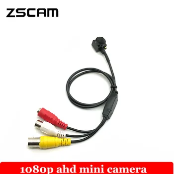 HD Mini Security Camera 1080P/2MP IMX323 Chip AHD/TVI/CVI/CVBS 4-in-1 Wired Home Cam With Audio 3.7mm/2.8mm Lens 1