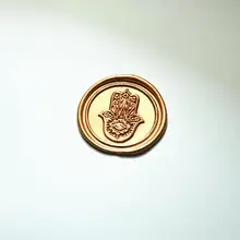 Пользовательский дизайн Фатима ручной воск печать приглашение воск печать Свадебная сургучная печать подарок воск для обертывания уплотнения