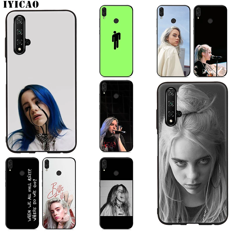 Мягкий чехол IYICAO Billie Eilish Bad Guy для huawei Honor 20 10 9 9X 8X 8C 7X 7C 7A 6A Lite Pro View Note силиконовый |