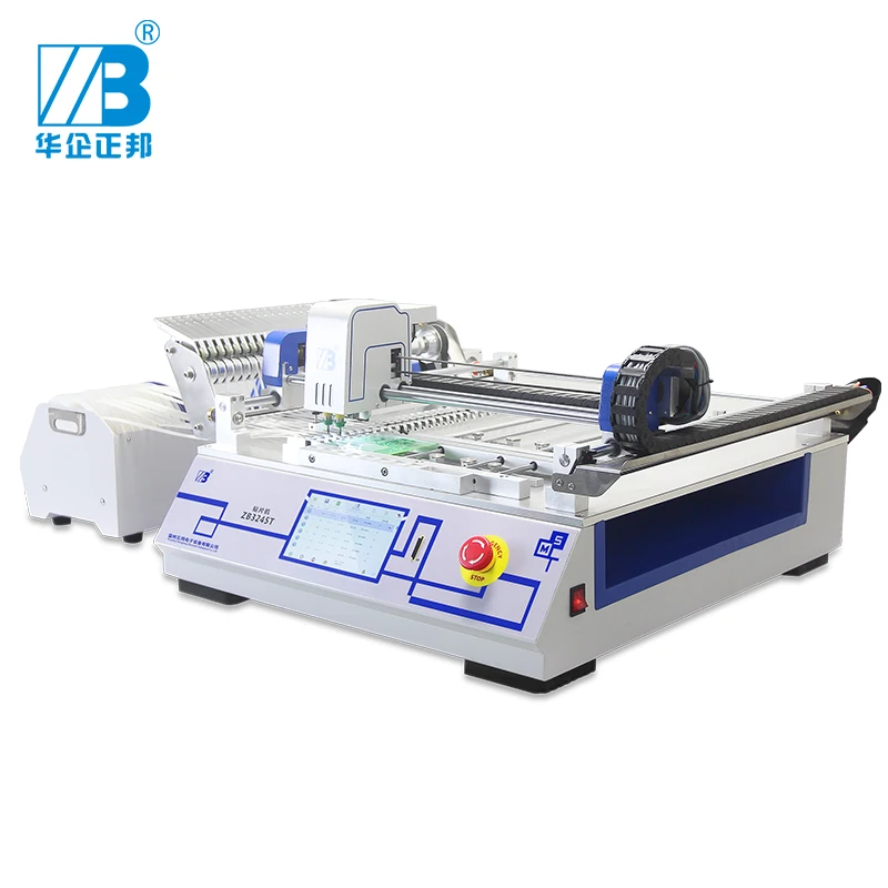 high stability/accuracy smt/smt led chip pick place machine for led strip bulbs tube, panel production line