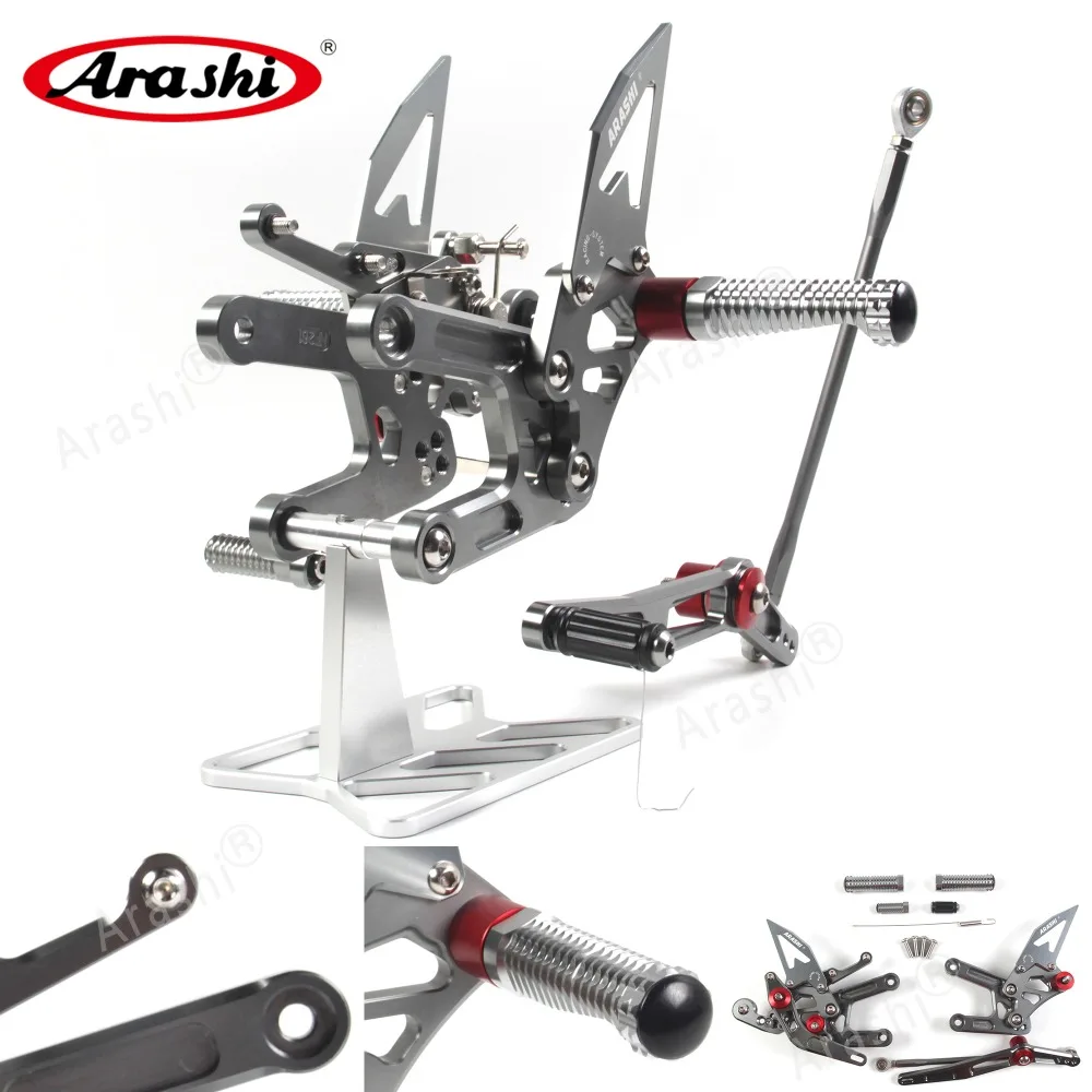 Араши регулируемая подножка подножки для YAMAHA YZF R6 2006- YZF-R6 2007 2008 2009 2010 2011 2012 2013 CNC R 6