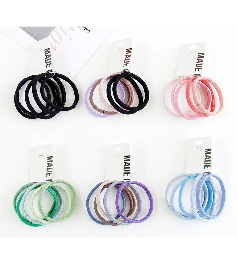 Южная Корея Девушки хипстер контрастный цвет градиент Hairband повязка для волос японский и корейский стиль для завязывания волос Резиновая лента Simpl
