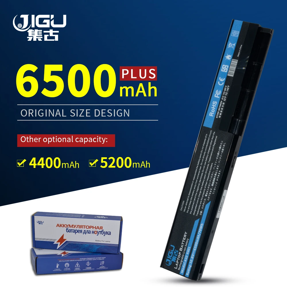 JIGU A31 X401 A32 A41 A42 Аккумулятор для ноутбука Asus F301 F401 F501 S301 S401 S501 X301 X501|laptop battery|battery for