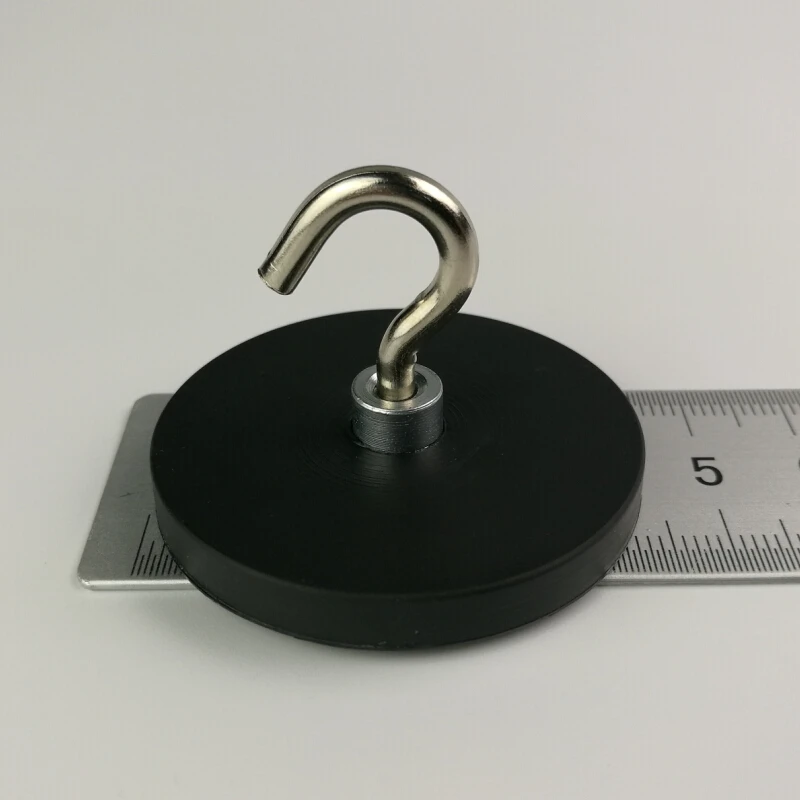 6 шт. D43mm сильный притягивающий сила Магнитный Крючок для пальто Розничная