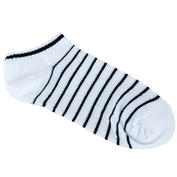 

2019 New 1 Pair Men's Comfortable Striped Cotton Socks Slippers Short Shuttle Socks Optional Color A0823