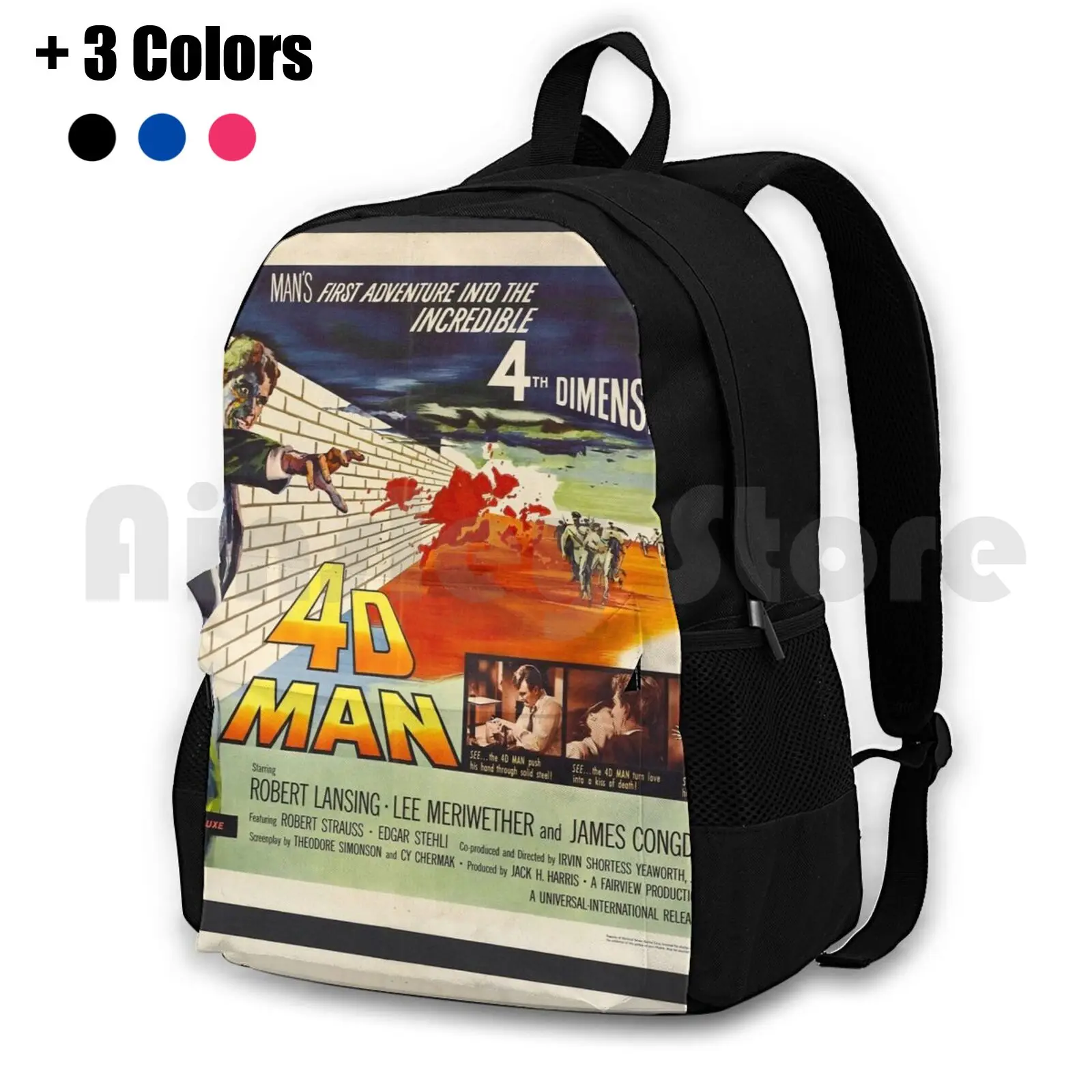 

4D мужской-1959-винтажный кинопостер, походный рюкзак, водонепроницаемый, для кемпинга, путешествий, 4D Мужской фильм, фильмы, Винтажный Фильм