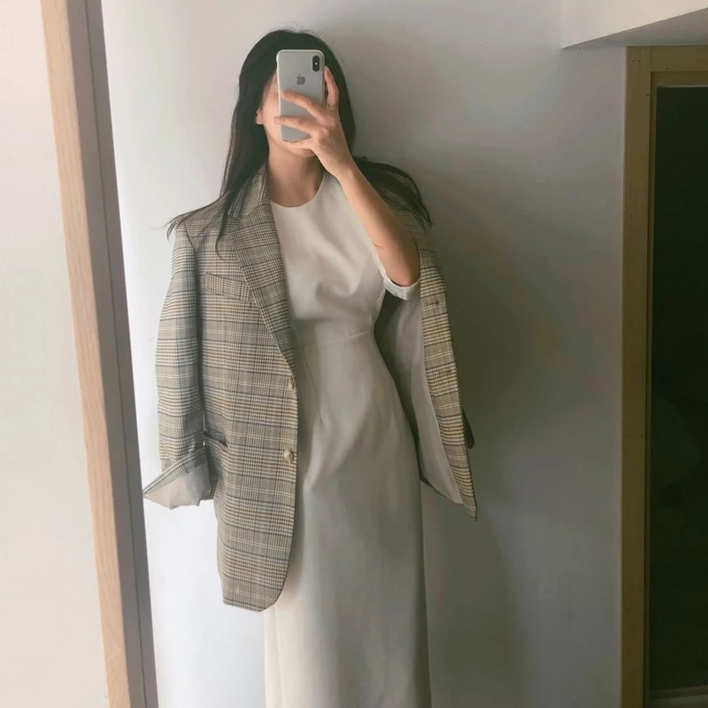 Spring New Elegant Office Ladies Bodycon Dress Fashion Sexy Solid Color Dress Women Slim Midi Dress Vestidos OL Clothes