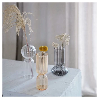 

Bouquet Vase Glass Floral Container Centerpiece for Home Office Party Wedding Event Decor Flower Glass vase Table vase 1 order