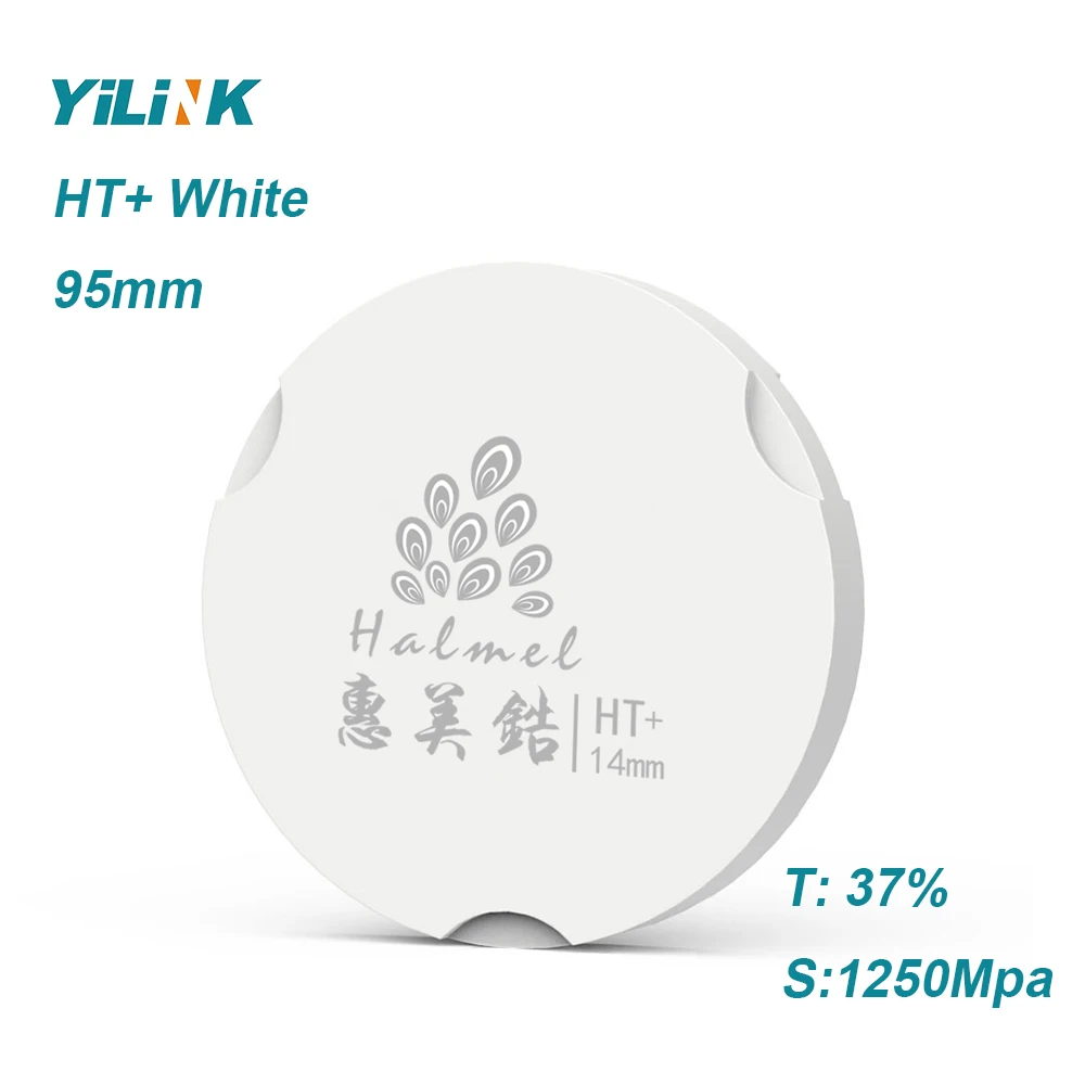 

dental zirconia HT PLUS white zirconia 95mmâ€”â€” dental zirconia blocks for Zirkonzahn dental CAD CAM dental implant dental lab