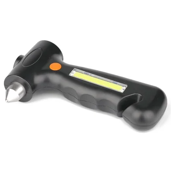 

ABS chargeable emergency safety hammer with safety belt cutter and powerful light