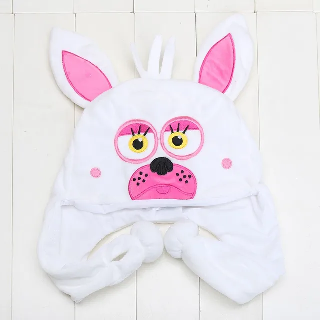 Freddy Toys Cartton Cosplay Cap Freddy Foxy Chica Mangle Bonnie plush Hat Freddy Soft Stuffed Plush Dolls 2